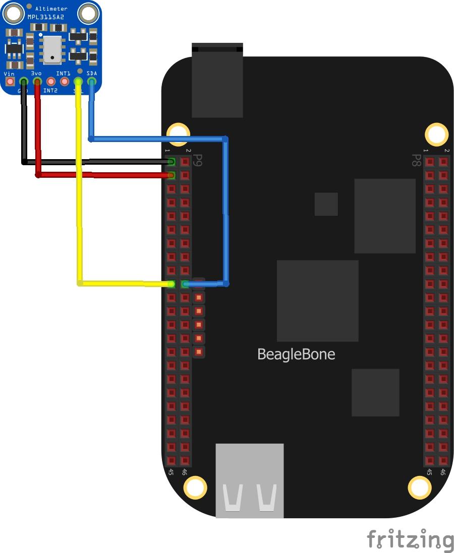 beaglebone and MPL3115A2