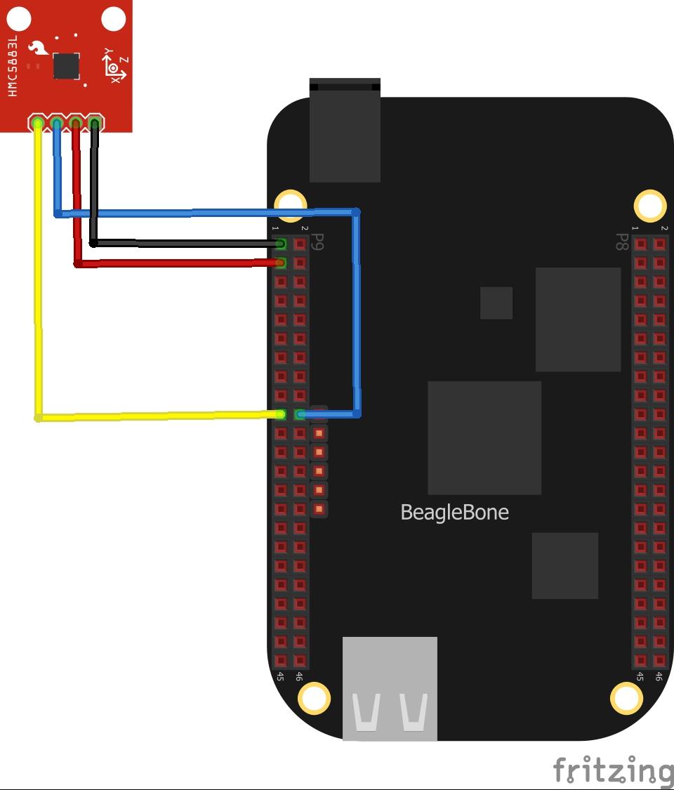 beaglebone and hmc5883