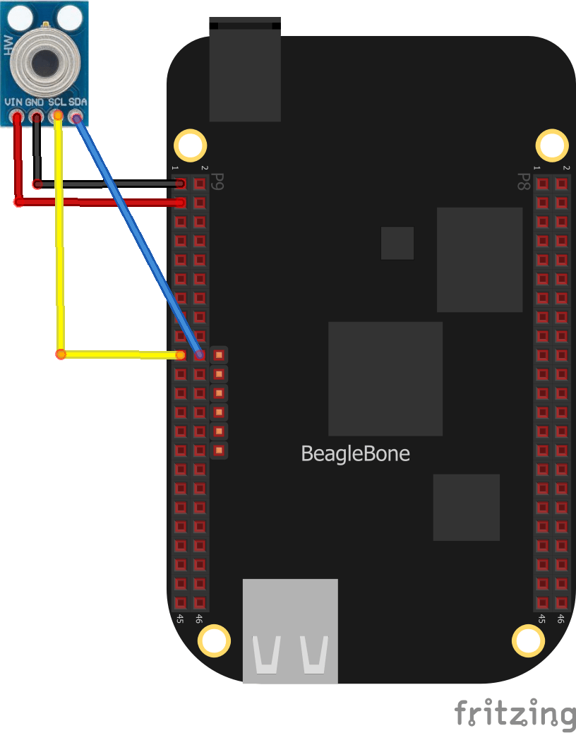 beaglebone and mlx90614 output