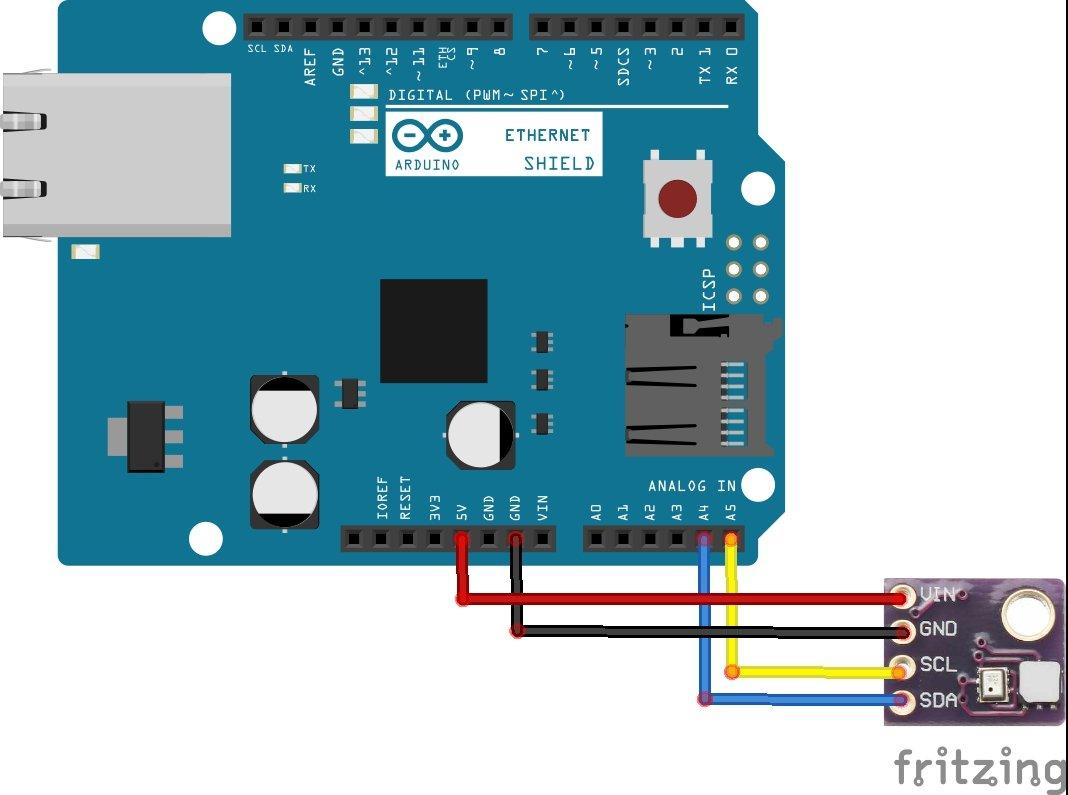 Ethernet shield and GY-21p