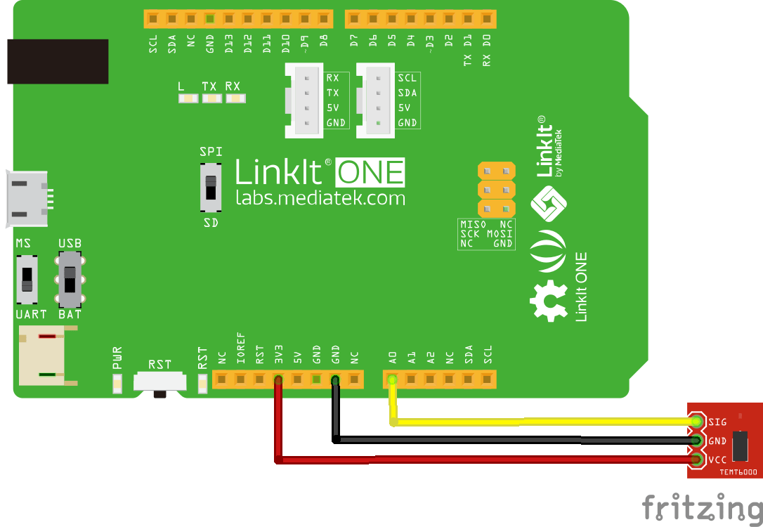 linkit and TEMT6000