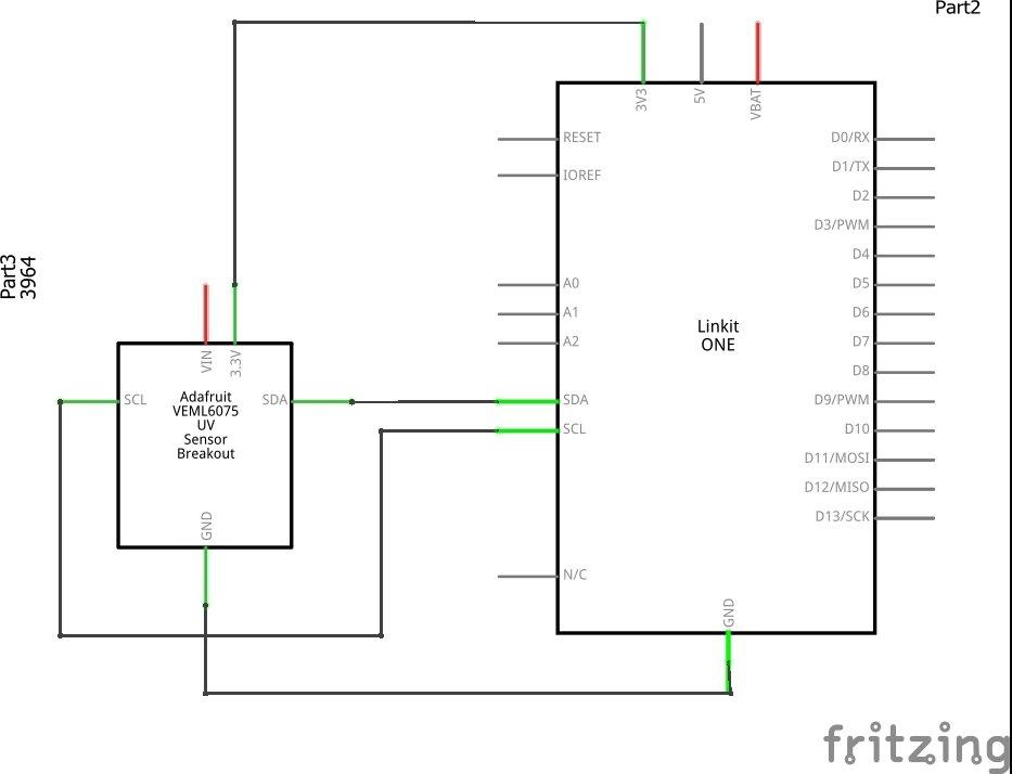 linkit and VEML6075 schematic