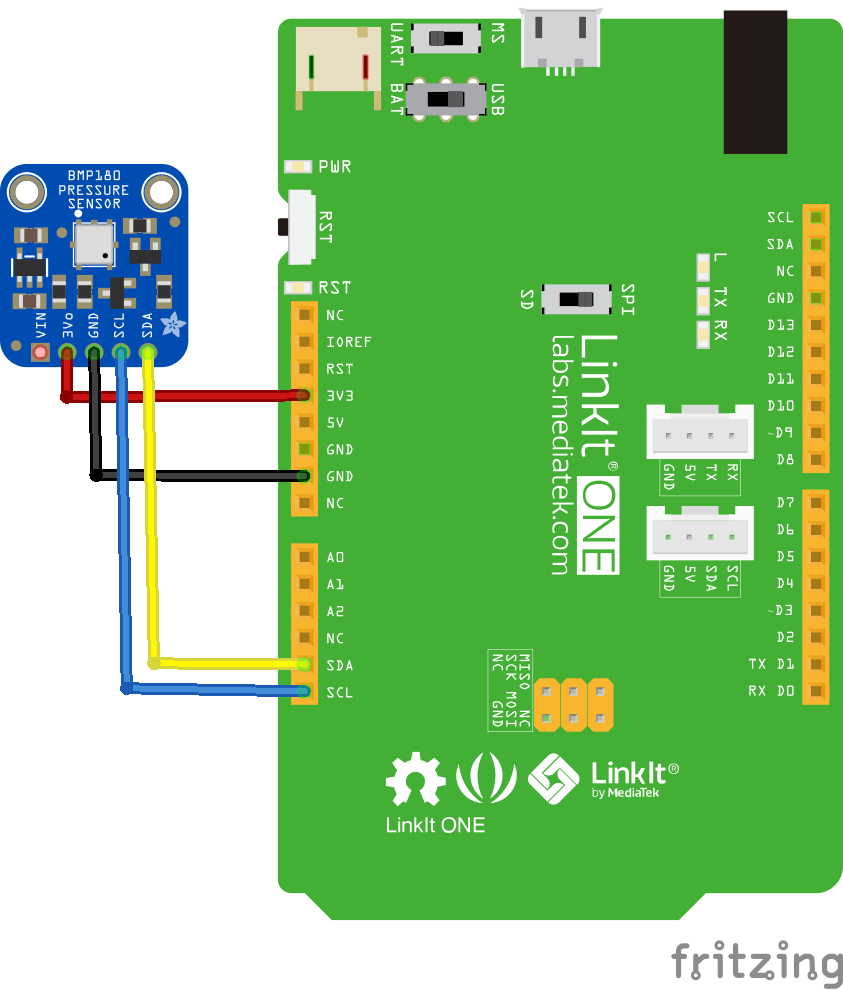 linkit and bmp180