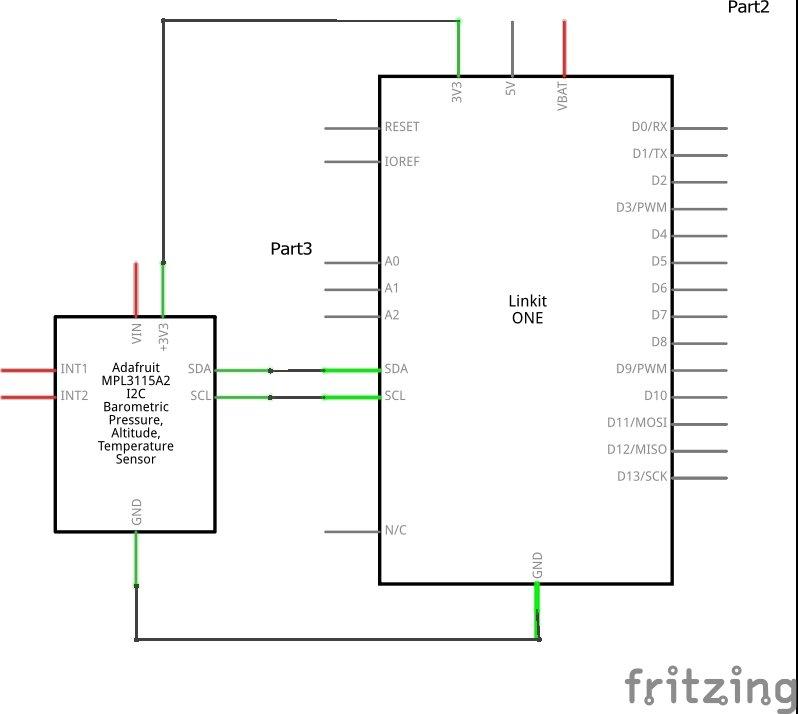 linkit and mpl3115a2 schematic