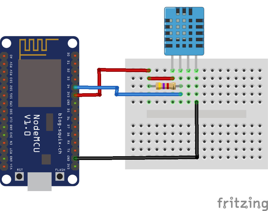 nodemcu and dht11_bb